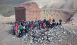 Abrigo onde Darwin pernoitou nos Andes (Max lá no meio) - 4th IPC, Mendoza (2014)