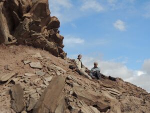 Campo 2016: Martin e Belu00e9m escavando