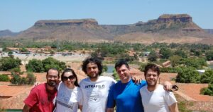 Campo Agosto/2010 u2014 Marco, Carol, Roque, Roberto e Estevan em Amarante-PI