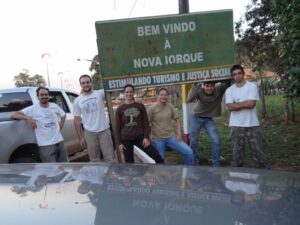 Campo Maio/2012 u2014 Marco, Ju00falio, Cassiana, Annie, Marcos e Giovane em Nova Iorque
