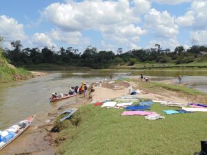 Campo Agosto/2014 - Secando as roupas, Rio Juruu00e1